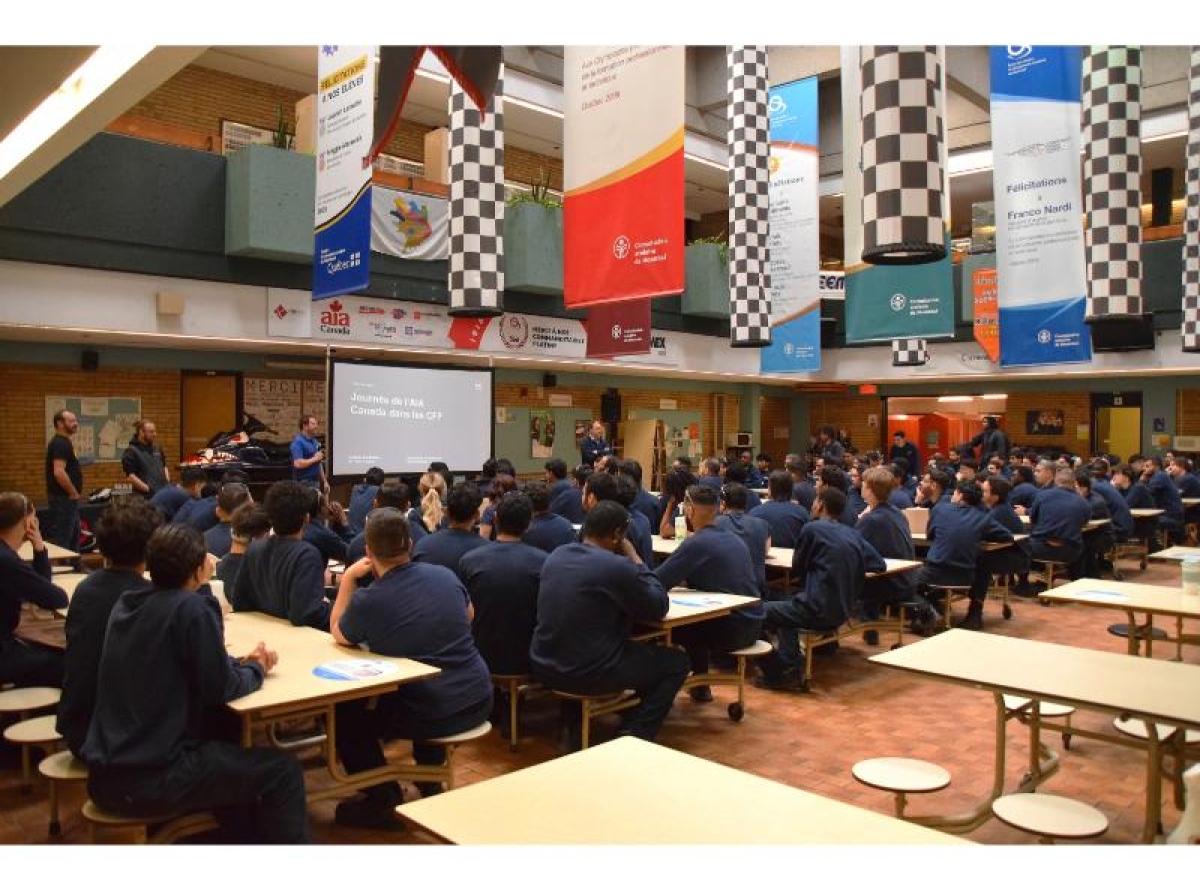 AIA Canada day, Quebec division : visit to the EMEMM and VTC career perspectives