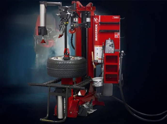 Hunter launches enhanced pro version of its Maverick tire changer