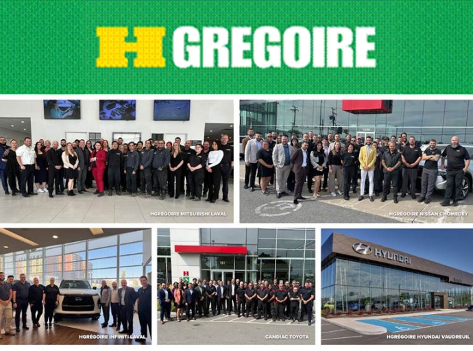 Cinq concessions HGrégoire figurent sur la liste 2025 des “Best Dealerships to Work For” d’Automotive News Canada