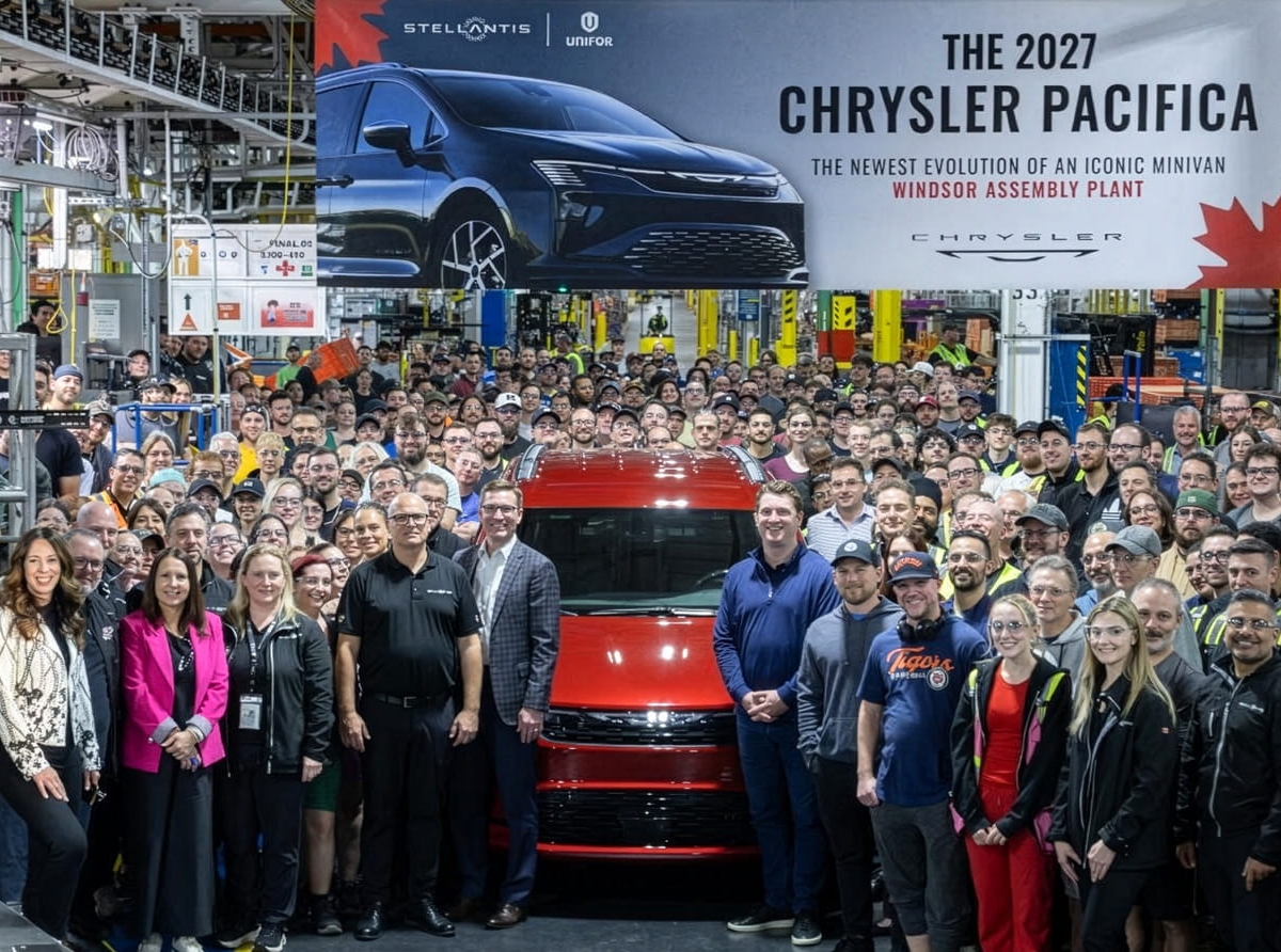The new Pacifica enters production