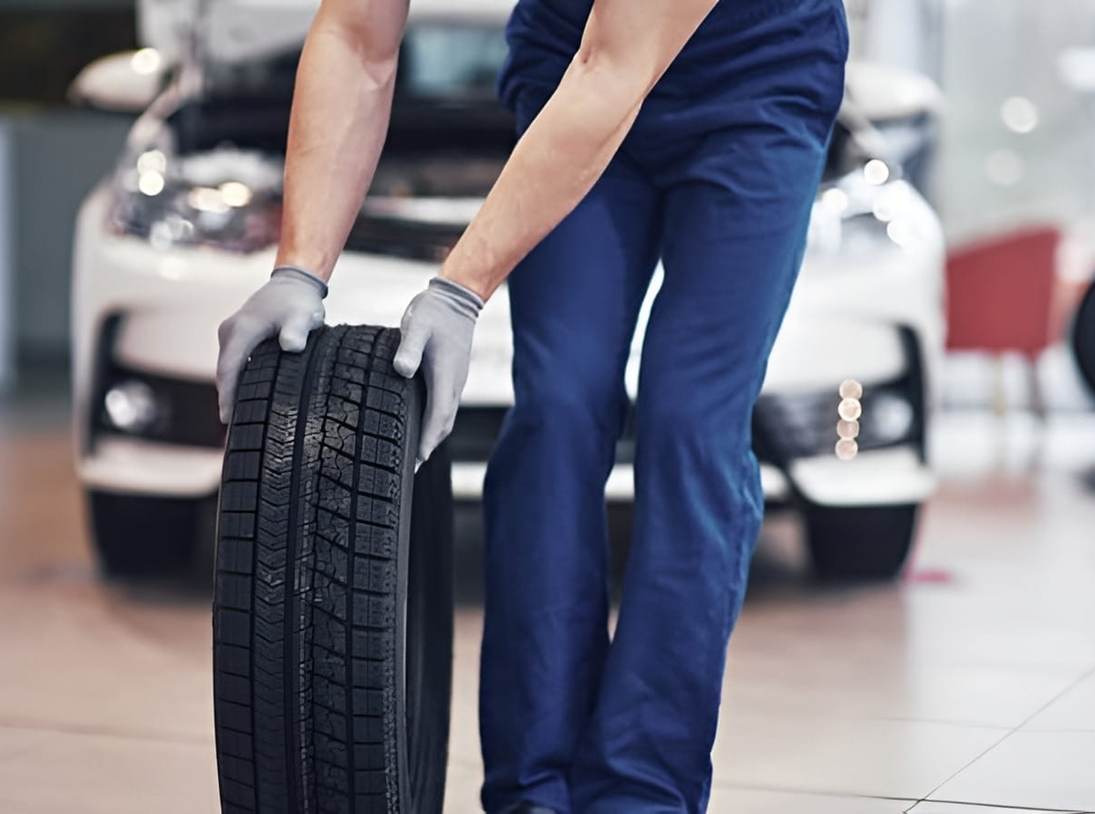 Used tire collection
